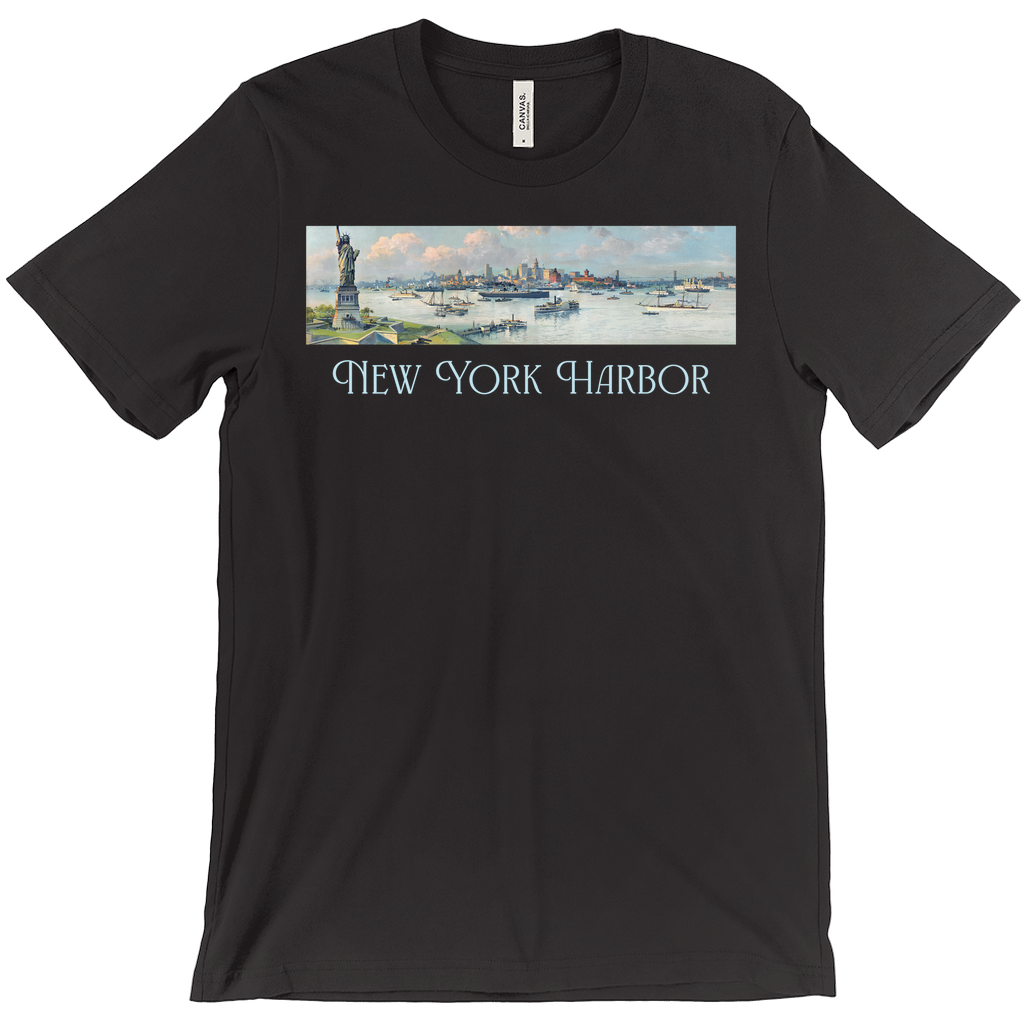 New York Harbor Vintage Tee - Black