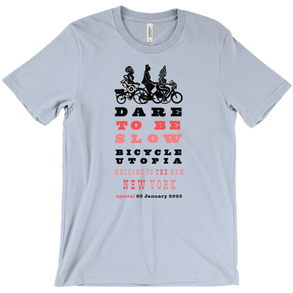 Dare to Be Slow Bicycle Utopia Graphic Tee