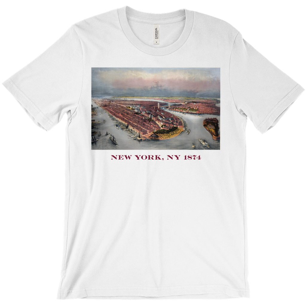 New York, NY 1874 Vintage Tee - White