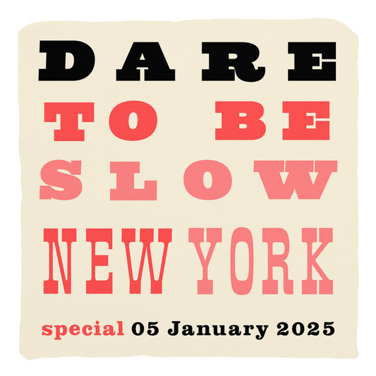 Dare To Be Slow 14"x14" Throw Pillow-Cream