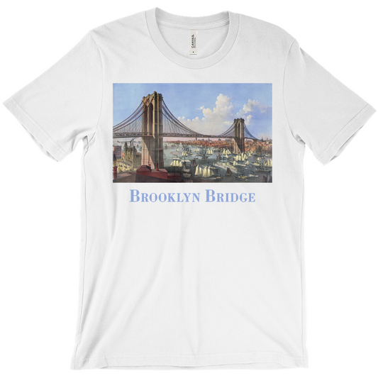 Brooklyn Bridge Vintage Graphic Tee -White