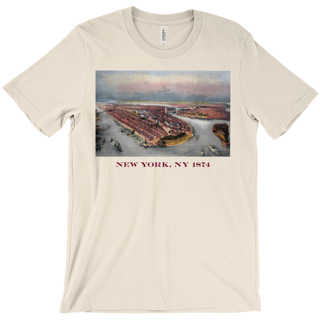 New York, NY 1874 Vintage Tee - White