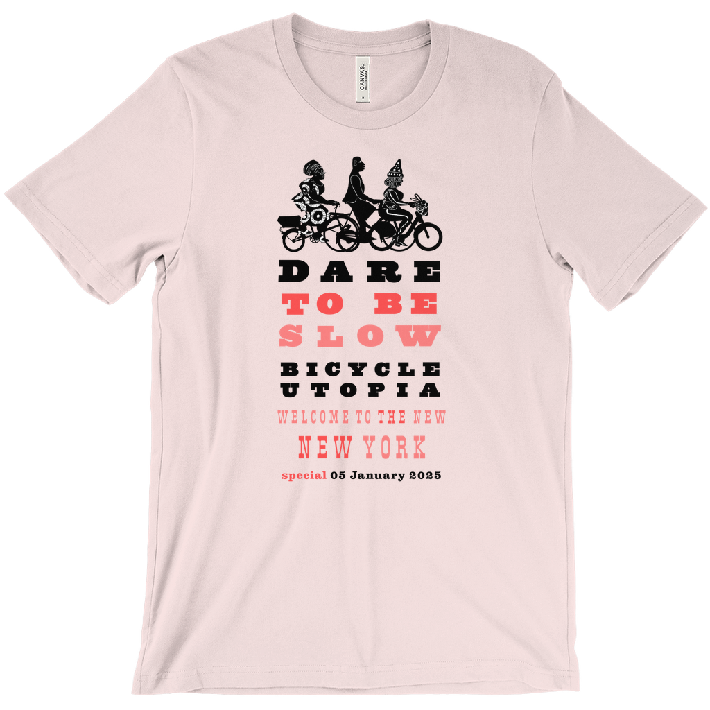 Dare to Be Slow Bicycle Utopia Graphic Tee