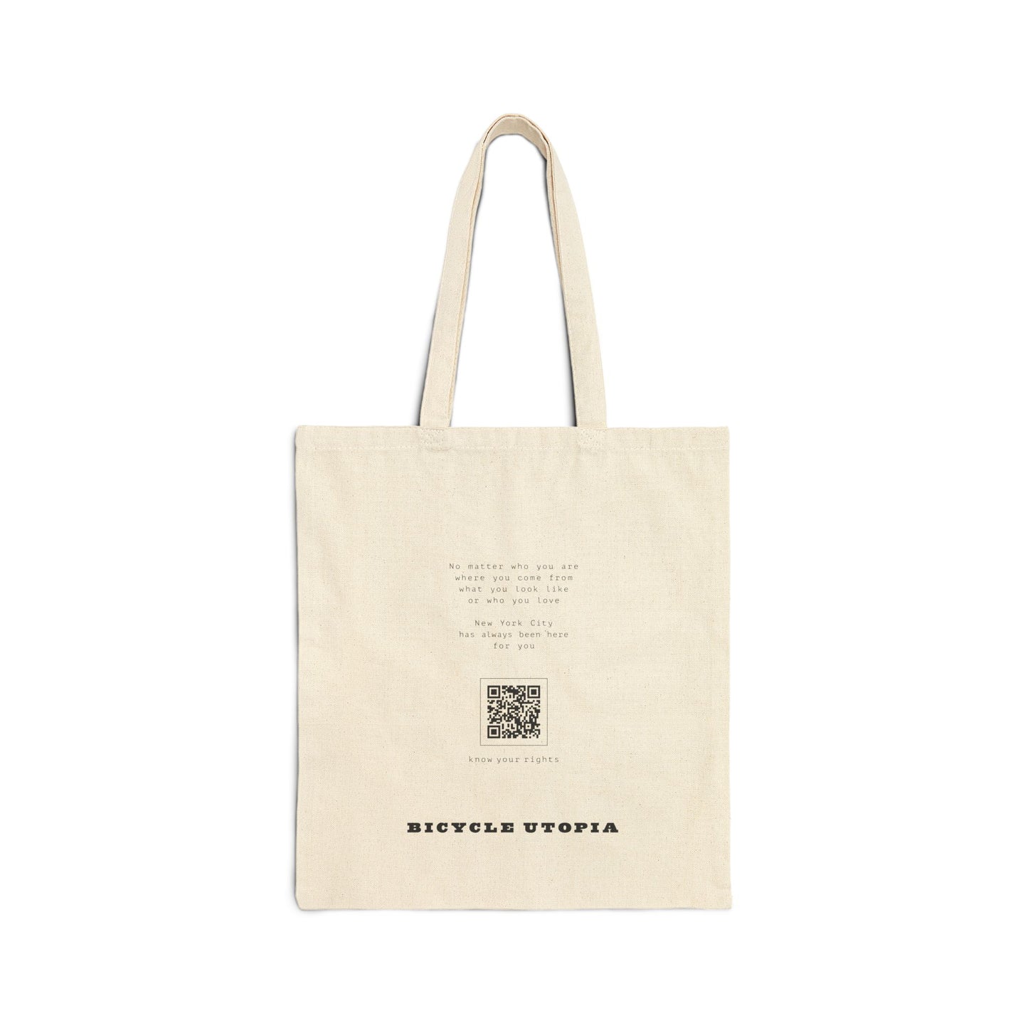 NYC ❤️ You Cotton Canvas Tote Bag - Mandarin