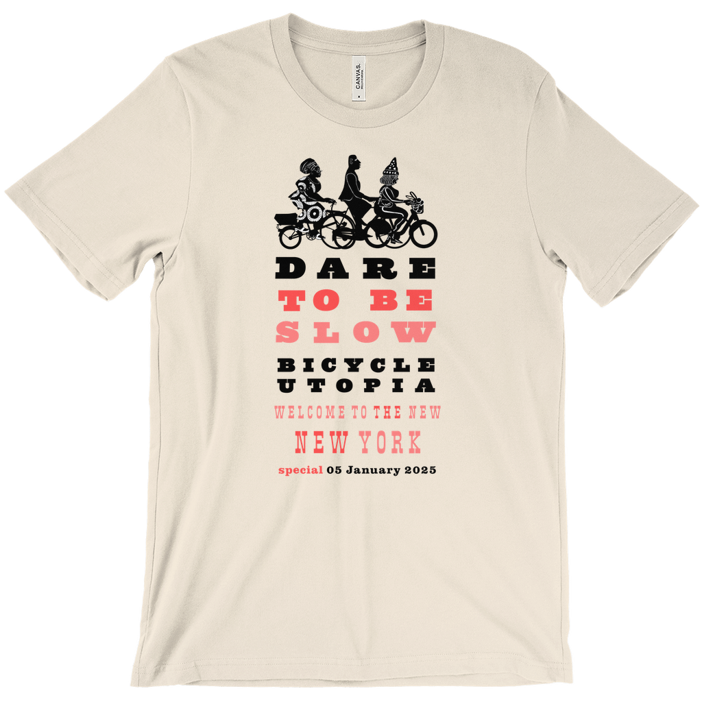 Dare to Be Slow Bicycle Utopia Graphic Tee