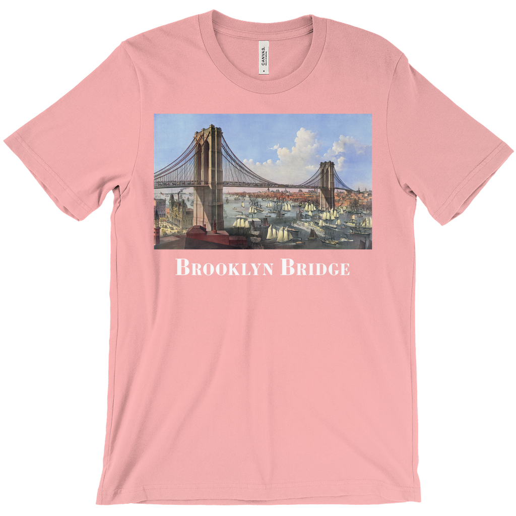 Brooklyn Bridge Vintage Graphic Tee -Dusty Pink