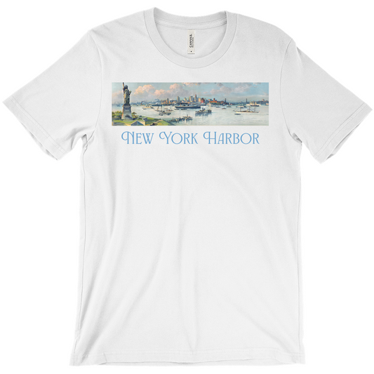 New York Harbor Vintage Tee - White