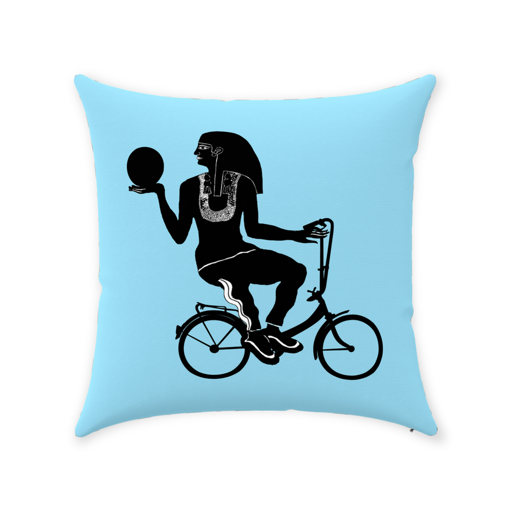 Katakura Bike Life 14"x14" Throw Pillow